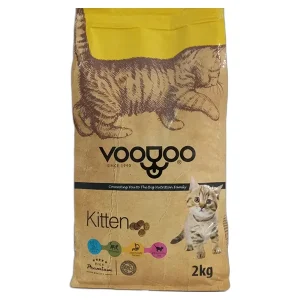 غذای خشک بچه‌گربه وودو kitten ( دو کیلویی)