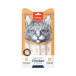 بستنی گربه ونپی طعم مرغ و خرچنگ