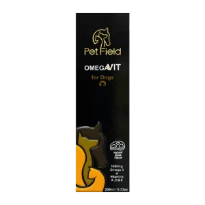 روغن ماهی مخصوص سگ امگاویت با طعم گوشت