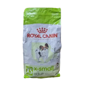 Royal Canin X‑Small Adult مناسب سگ‌های بالغ نژاد خیلی کوچک (X‑Small) مخصوص سگ‌های بالای ۱۰ ماه سن مناسب سگ‌های با وزن تا ۴ کیلوگرم کمک به سلامت دستگاه گوارش کمک به کاهش بوی مدفوع حاوی اسیدهای چرب مفید برای سلامت پوست و مو دانه‌بندی کوچک مناسب فک سگ‌های کوچک غذای کامل و متعادل برای مصرف روزانه