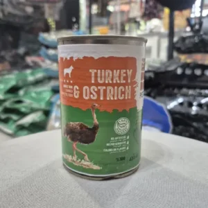 کنسرو نچرال سگ گوشت شترمرغ و گوشت بوقلمون