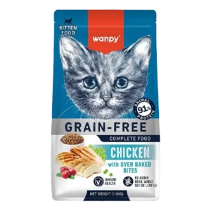 غذای خشک ونپی بچه گربه طعم مرغ | Wanpy Kitten Chicken 8 غذای خشک ونپی بچه گربه طعم مرغ